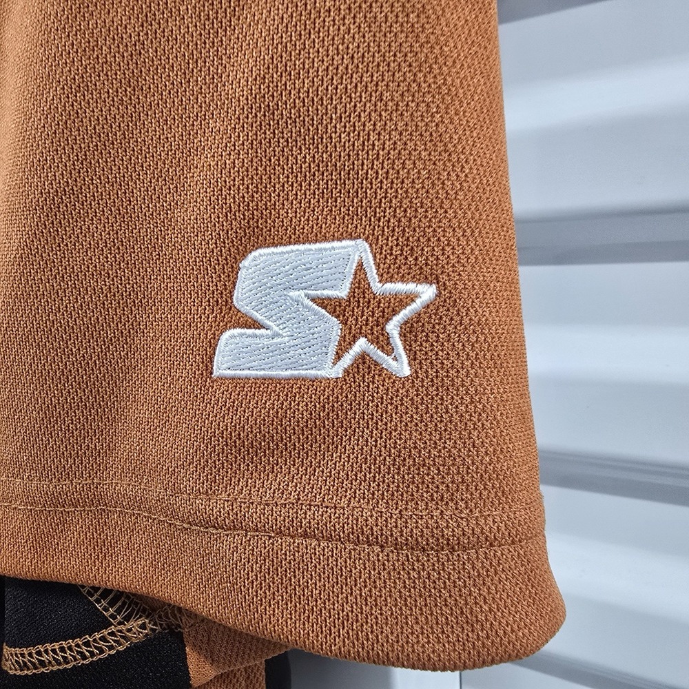 Starter Texas Longhorns Polo Men's XL Burnt Orange Embroidered NCAA Y2K - Picture 3 of 5